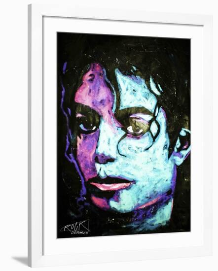 Michael Jackson 001-Rock Demarco-Framed Giclee Print