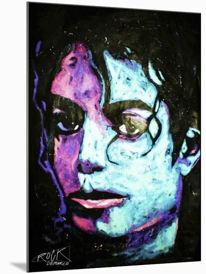 Michael Jackson 001-Rock Demarco-Mounted Giclee Print