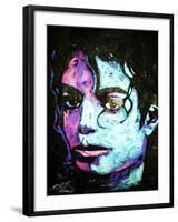 Michael Jackson 001-Rock Demarco-Framed Giclee Print