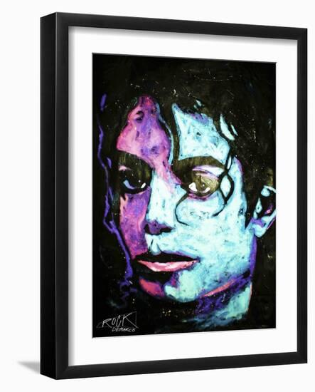 Michael Jackson 001-Rock Demarco-Framed Giclee Print