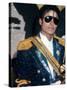 Michael Jackson at Grammy Awards-John Paschal-Stretched Canvas