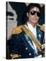 Michael Jackson at Grammy Awards-John Paschal-Stretched Canvas