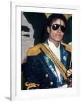 Michael Jackson at Grammy Awards-John Paschal-Framed Premium Photographic Print