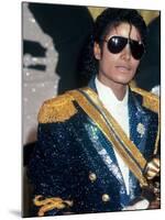 Michael Jackson at Grammy Awards-John Paschal-Mounted Premium Photographic Print