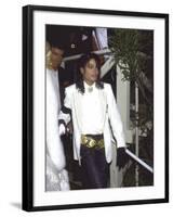 Michael Jackson Attending the Academy Awards-David Mcgough-Framed Premium Photographic Print