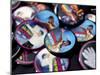 Michael Jackson Buttons Sold at Viewing of His Memorial near Apollo Theatre, July 7, 2009-null-Mounted Premium Photographic Print
