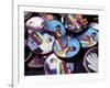 Michael Jackson Buttons Sold at Viewing of His Memorial near Apollo Theatre, July 7, 2009-null-Framed Photographic Print