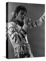 Michael Jackson Performing-null-Stretched Canvas