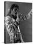 Michael Jackson Performing-null-Stretched Canvas