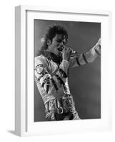 Michael Jackson Performing-null-Framed Premium Photographic Print