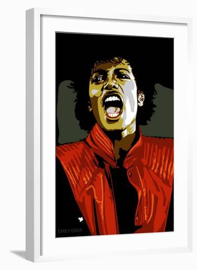 Michael Jackson - Thriller-Emily Gray-Framed Giclee Print