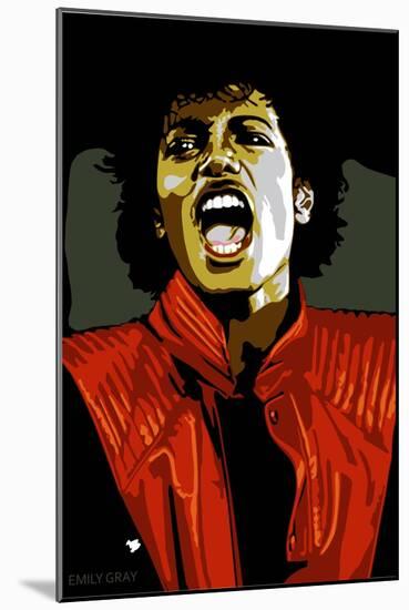 Michael Jackson - Thriller-Emily Gray-Mounted Giclee Print