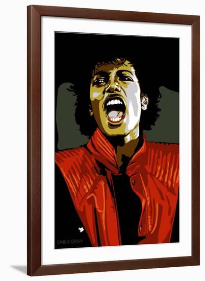Michael Jackson - Thriller-Emily Gray-Framed Giclee Print