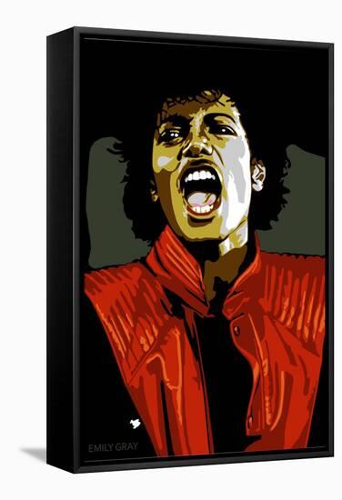 Michael Jackson - Thriller-Emily Gray-Framed Stretched Canvas