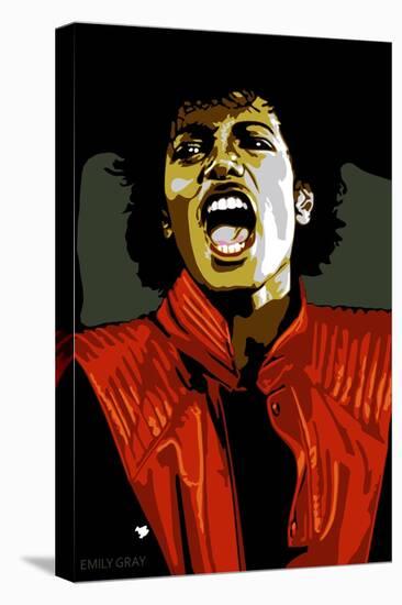 Michael Jackson - Thriller-Emily Gray-Stretched Canvas