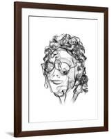 Michael Jackson-Octavian Mielu-Framed Art Print