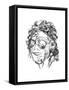 Michael Jackson-Octavian Mielu-Framed Stretched Canvas