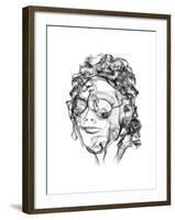 Michael Jackson-Octavian Mielu-Framed Art Print