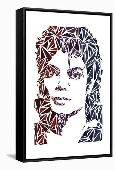 Michael Jackson-Cristian Mielu-Framed Stretched Canvas