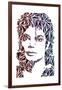 Michael Jackson-Cristian Mielu-Framed Art Print
