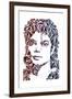 Michael Jackson-Cristian Mielu-Framed Art Print