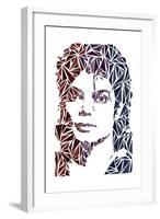 Michael Jackson-Cristian Mielu-Framed Art Print