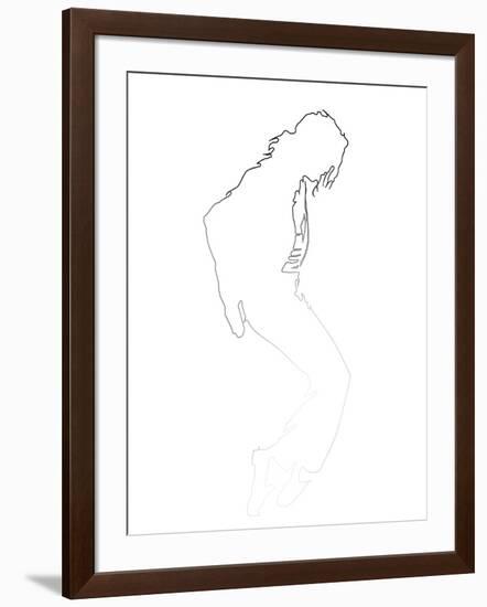 Michael Jackson-Logan Huxley-Framed Art Print