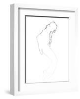 Michael Jackson-Logan Huxley-Framed Art Print