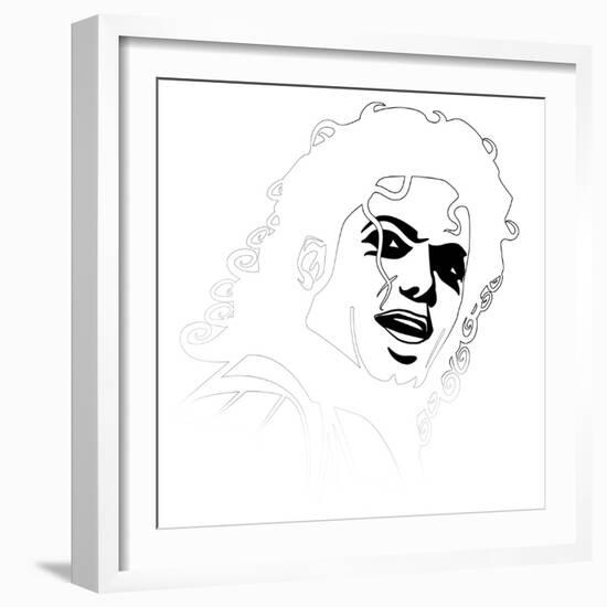 Michael Jackson-Logan Huxley-Framed Art Print