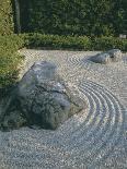 Raked Stone Garden, Taizo-In Temple, Kyoto, Japan-Michael Jenner-Framed Photographic Print