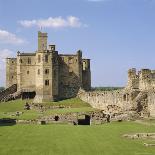 Warkworth Castle Dating from Medieval Times, Northumberland, England, UK-Michael Jenner-Photographic Print