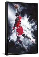 Michael Jordan - Burst-Trends International-Framed Poster