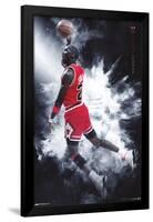 Michael Jordan - Burst-Trends International-Framed Poster