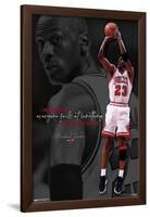 Michael Jordan - Can't Accept Not Trying-Trends International-Framed Poster