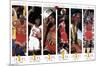 Michael Jordan - Championships-Trends International-Mounted Poster