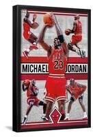 Michael Jordan - Collage-Trends International-Framed Poster