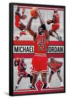 Michael Jordan - Collage-Trends International-Framed Poster