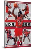 Michael Jordan - Collage-Trends International-Mounted Poster