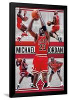 Michael Jordan - Collage-Trends International-Framed Poster