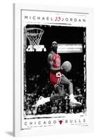 Michael Jordan - Dunk-Trends International-Framed Poster
