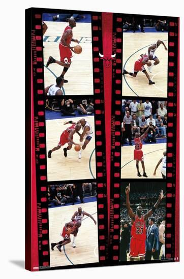 Michael Jordan - Final Sequence-Trends International-Stretched Canvas