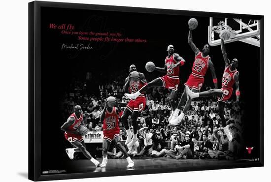 Michael Jordan - Fly-Trends International-Framed Poster