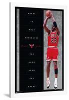 Michael Jordan - Heart-Trends International-Framed Poster