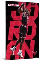 Michael Jordan - Pinstripes-Trends International-Mounted Poster
