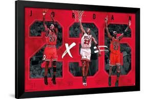 Michael Jordan - Six-Trends International-Framed Poster