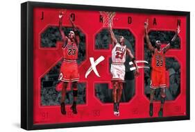 Michael Jordan - Six-Trends International-Framed Poster