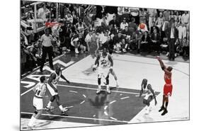 Michael Jordan - The Shot Horizontal-Trends International-Mounted Poster