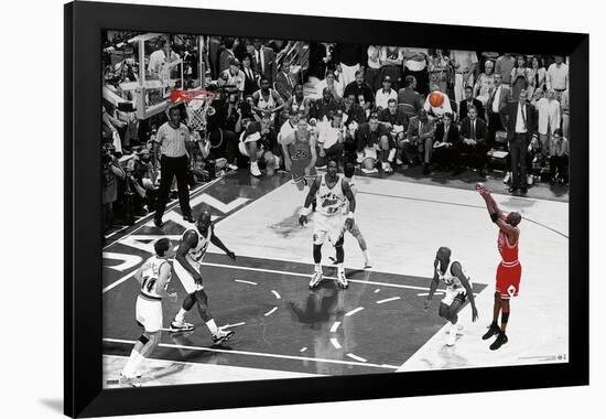 Michael Jordan - The Shot Horizontal-Trends International-Framed Poster