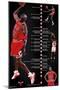 Michael Jordan - Timeline-Trends International-Mounted Poster