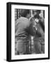 Michael Ketosugbo with a School Mate After a Fist Fight-Al Fenn-Framed Photographic Print